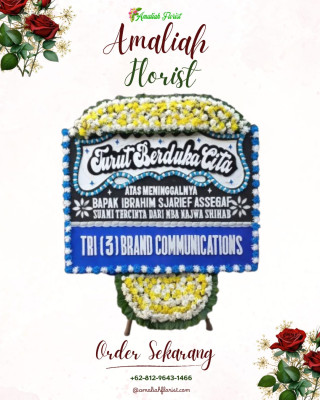 Papan Bunga Duka di Sudimara Selatan