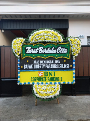 Papan Bunga Duka di Sudimara Selatan